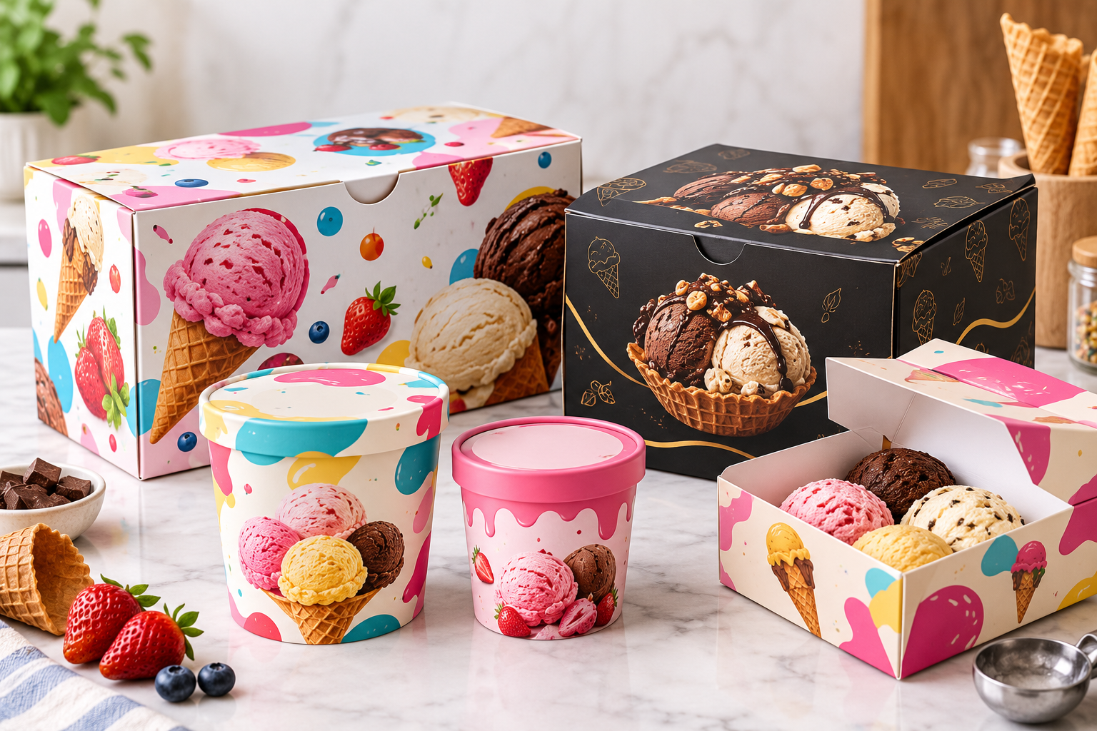 Printed Ice Cream Boxes That Help Your Brand Stand Out